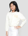 Nevada Knit With Chenile Number Cardigan Anak Perempuan