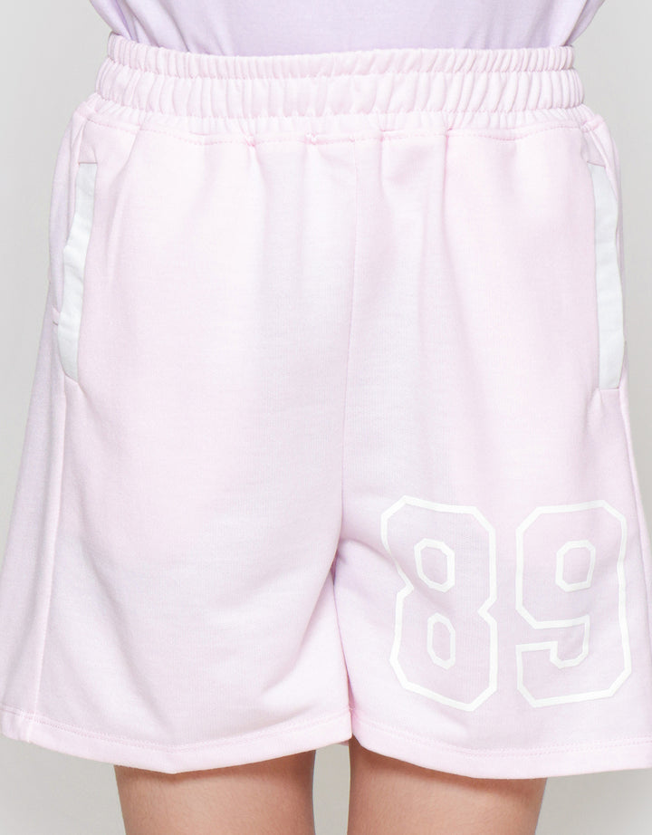 Nevada Knit With Number Print Celana Pendek Anak Perempuan