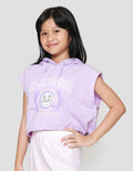 Nevada Boxy With Hoodie & Stropper Kaos Anak Perempuan