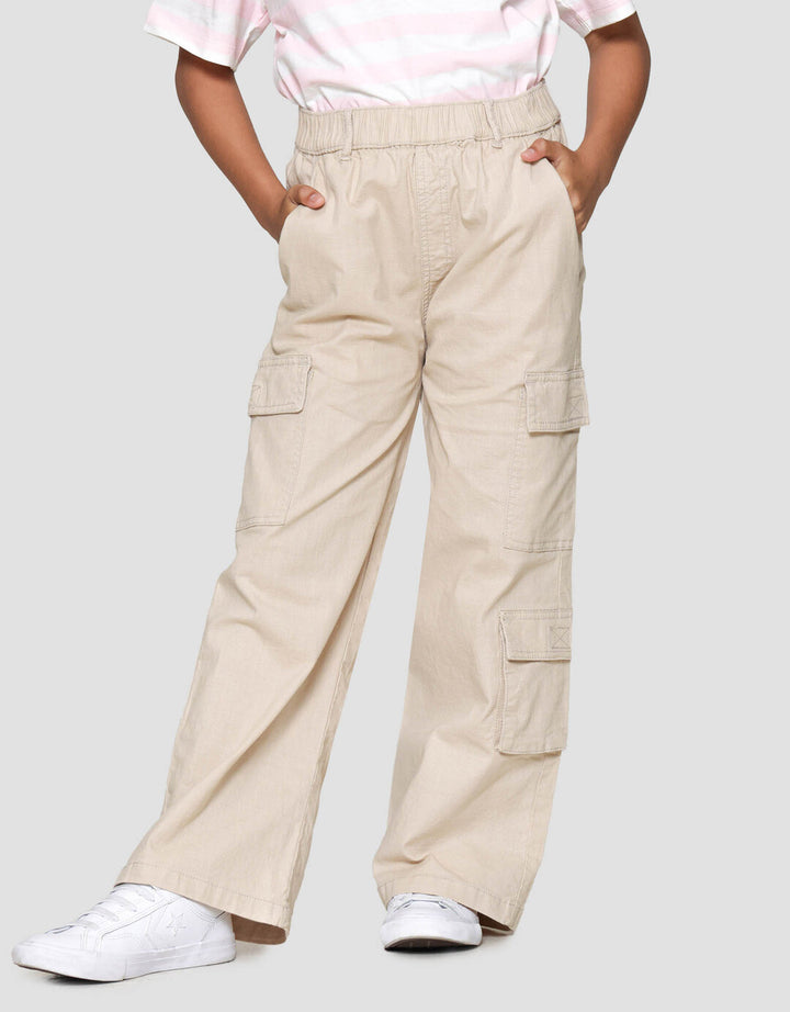 Nevada Woven 3 Kantong Kargo Celana Panjang Anak Perempuan