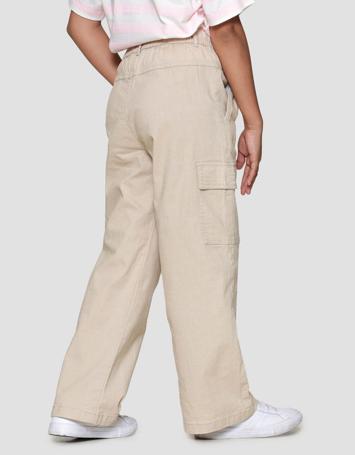 Nevada Woven 3 Kantong Kargo Celana Panjang Anak Perempuan