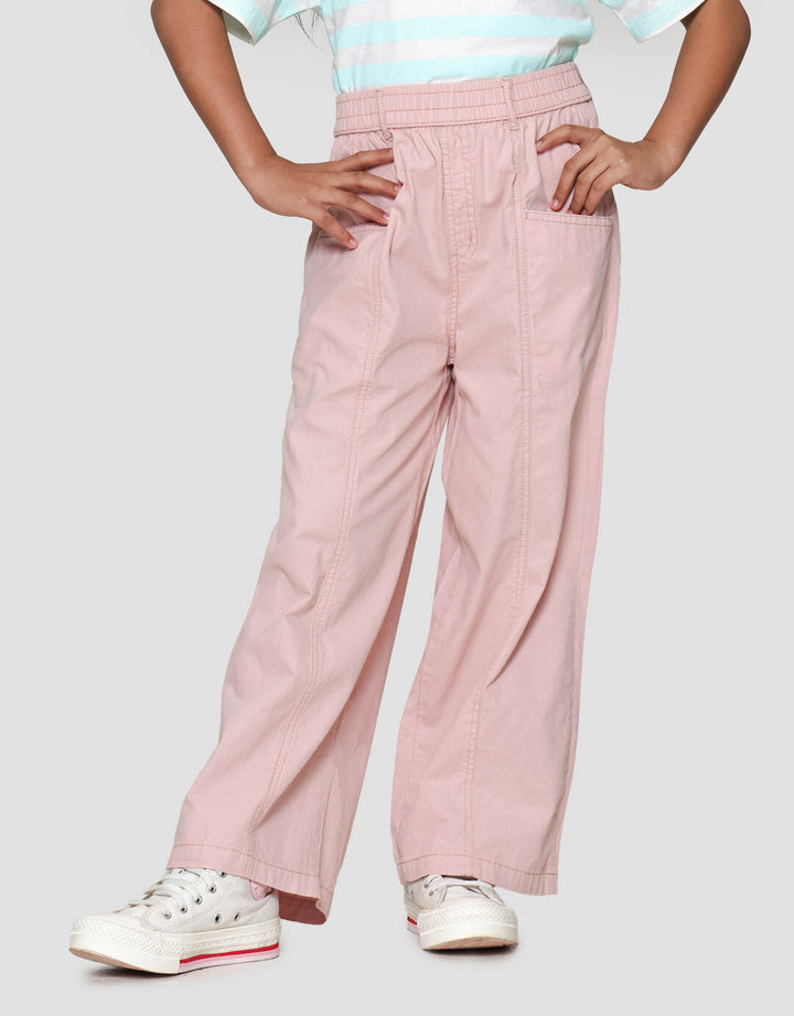 Nevada Woven Kantong Basic Celana Panjang Anak Perempuan