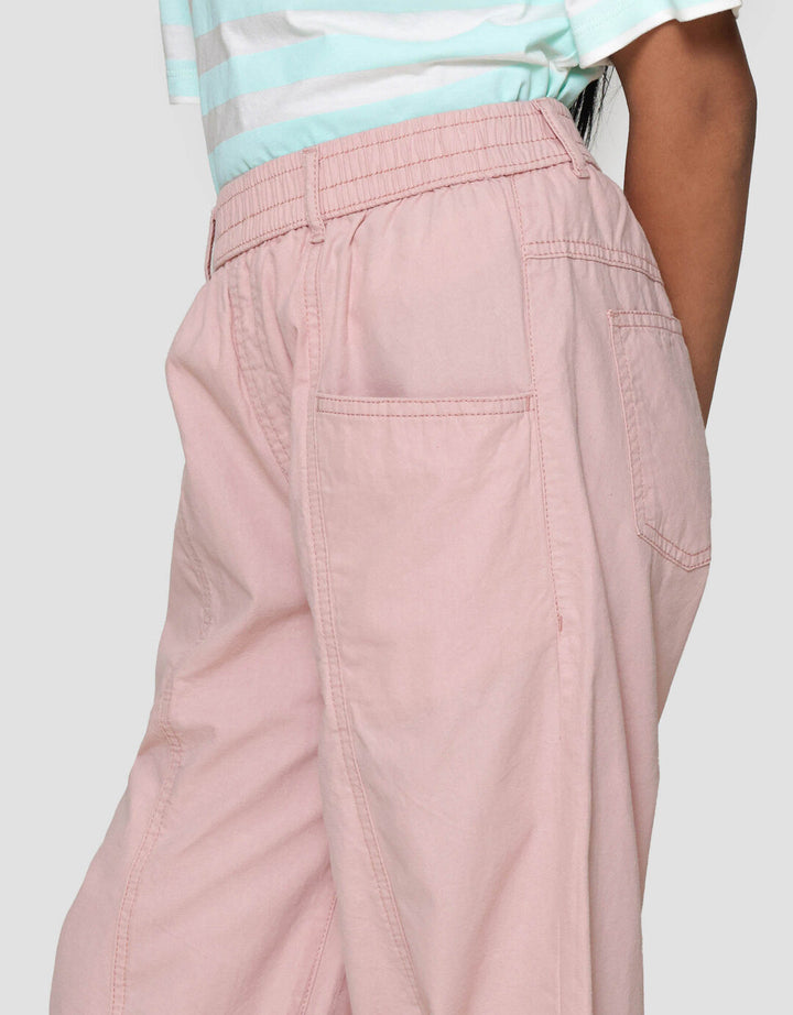 Nevada Woven Kantong Basic Celana Panjang Anak Perempuan