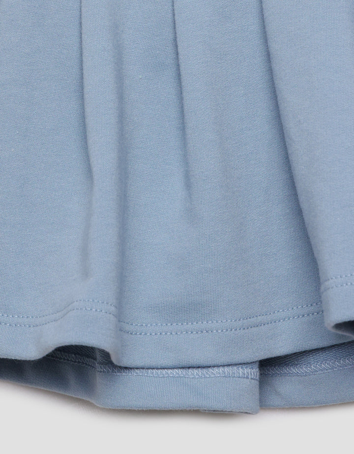 Little M Plisket Terry Rok Midi Anak Perempuan