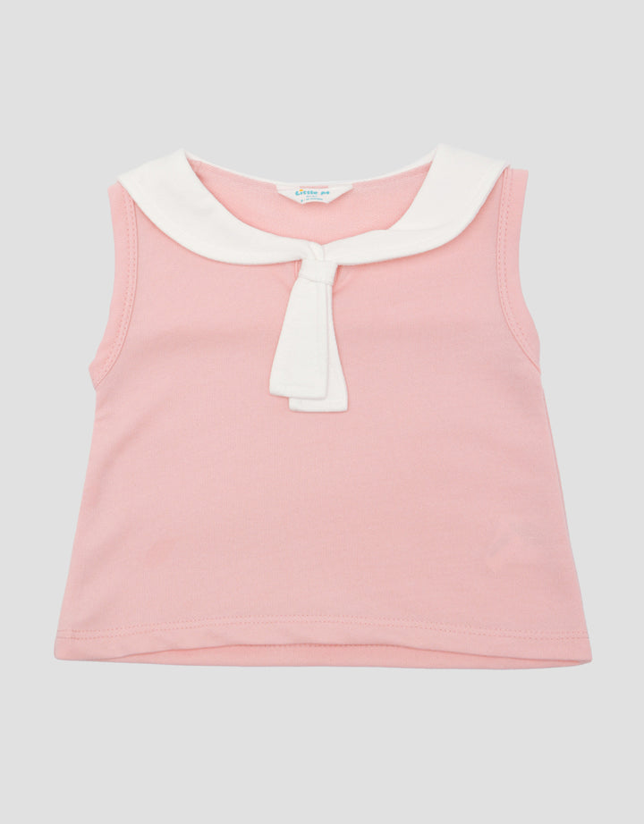 Little M Sleeveless Sailor Kaos Anak Perempuan