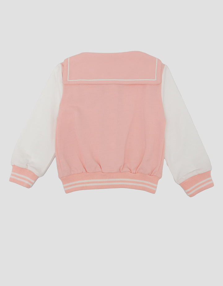 Little M Knit Bomber Logo Bear Sailor Jaket Bayi