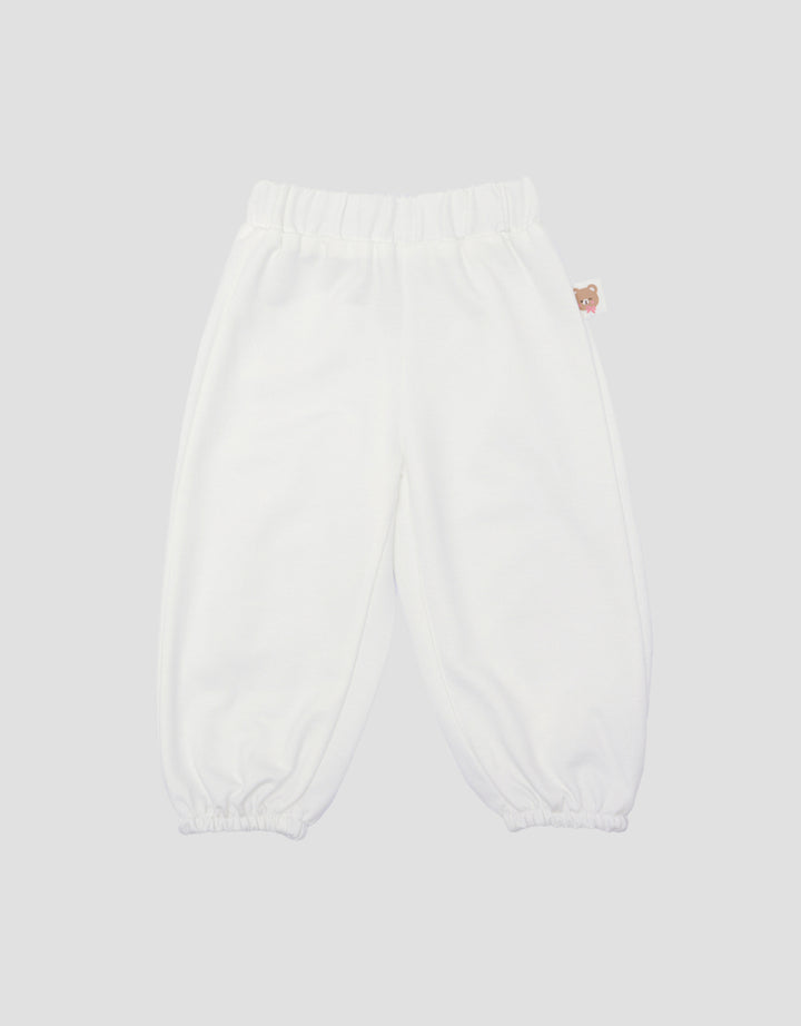 Little M Terry With Embro Celana Jogger Anak Perempuan