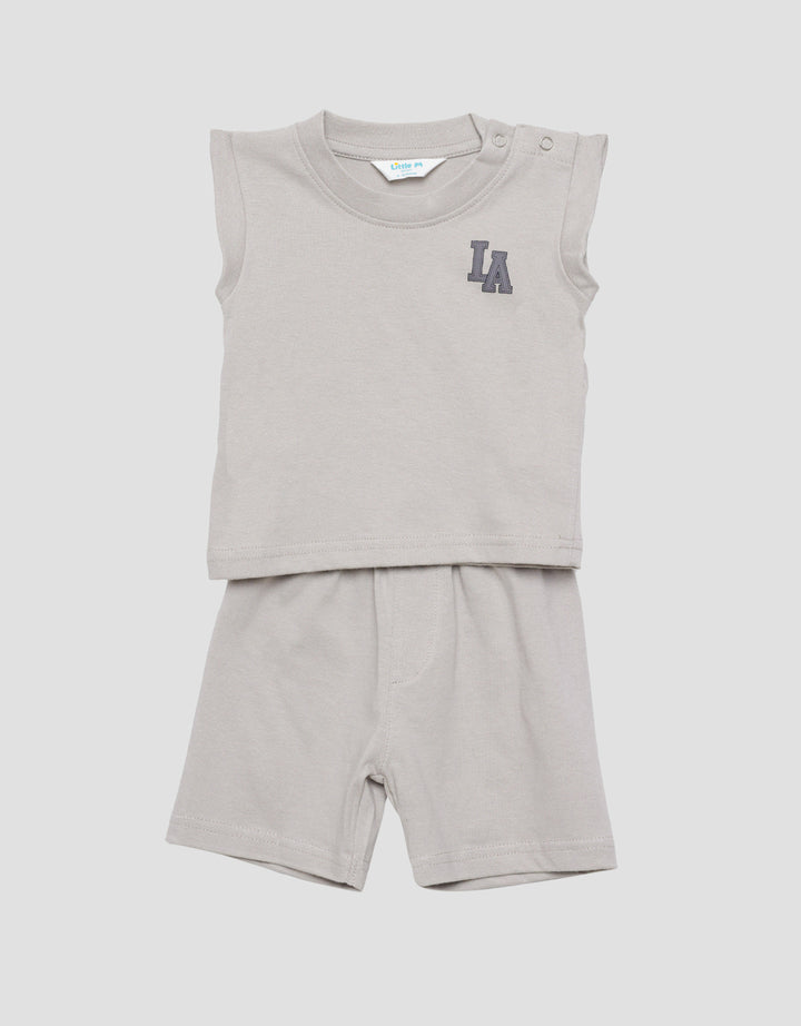 Little M LA Pakaian Setelan Anak Laki-laki