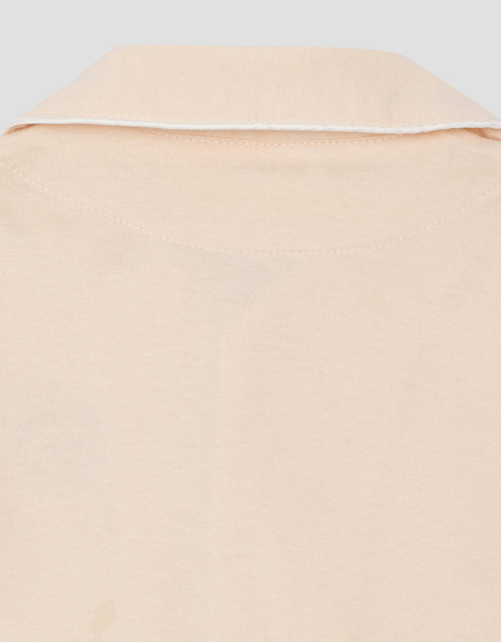 Little M Kerah Polos Logo Bear Piyama Anak Perempuan