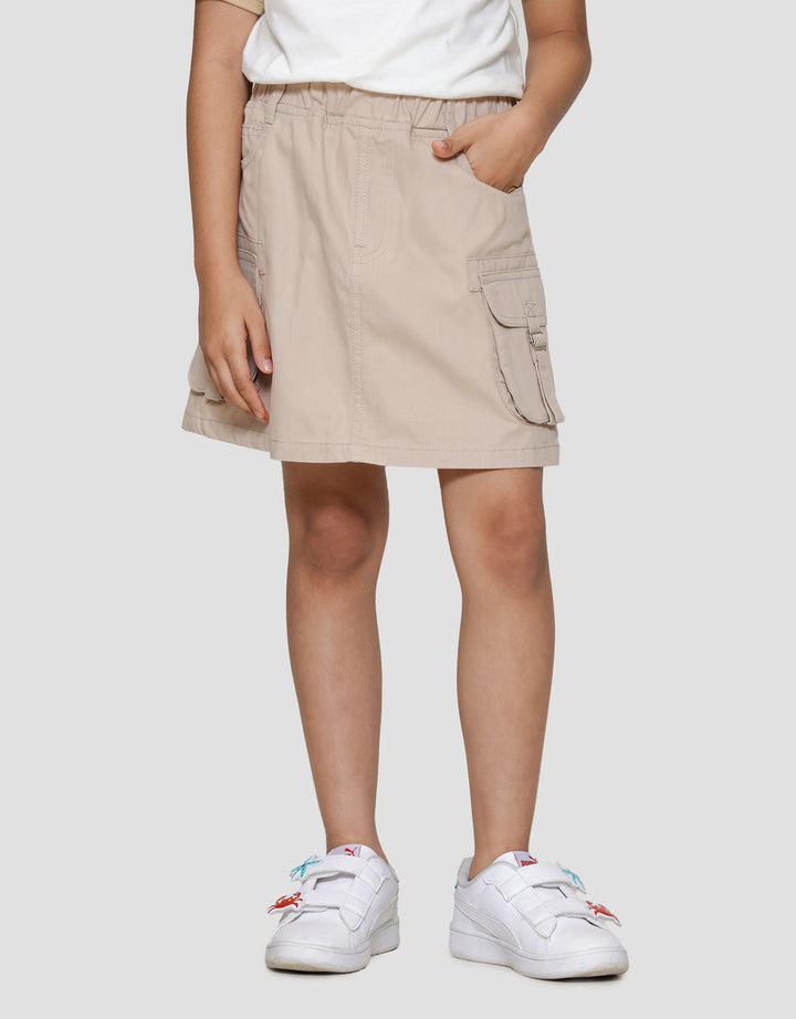 Nevada Kantong Kargo Skort Anak Perempuan