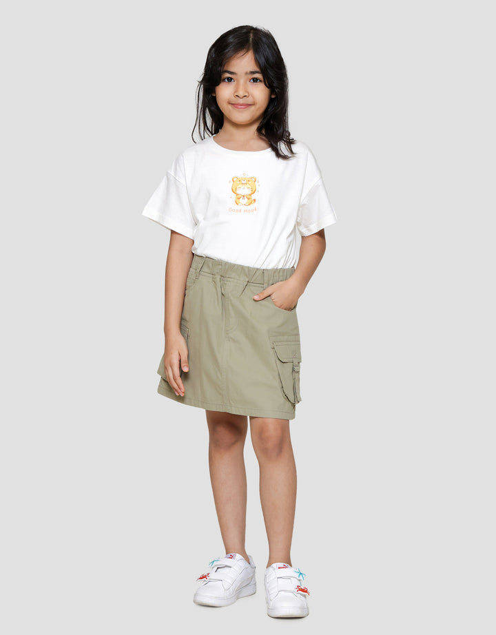 Nevada Kantong Kargo Tali Skort Anak Perempuan