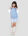 Nevada Varsity Bear Zipper Jaket Anak Perempuan