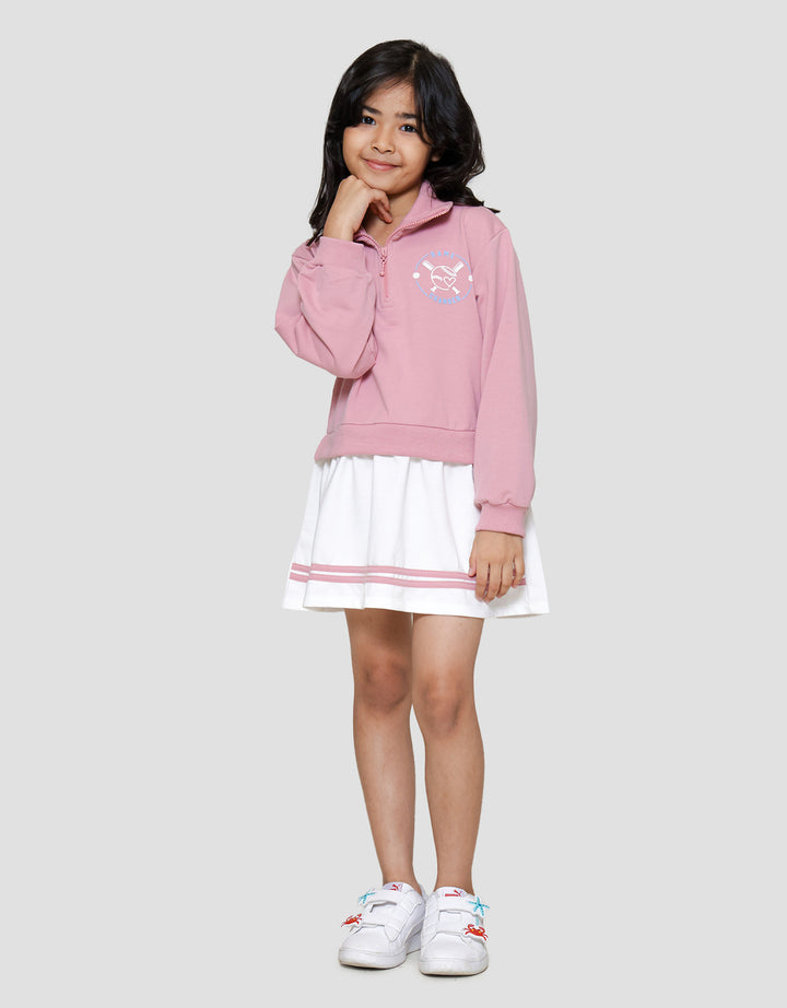 Nevada Zipper Geber Sporty Dress Anak Perempuan