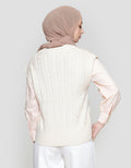 Annisa Cable Knit Vest Wanita