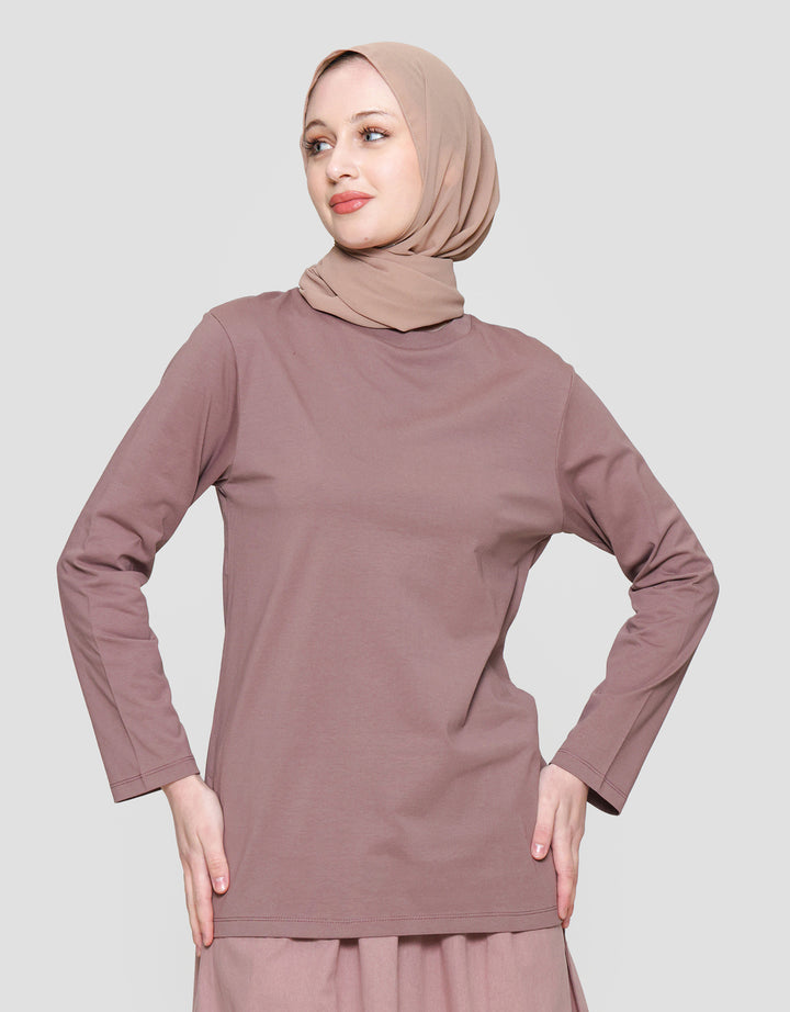 Annisa Enzyme Jersey With Side Slit Tunik Wanita