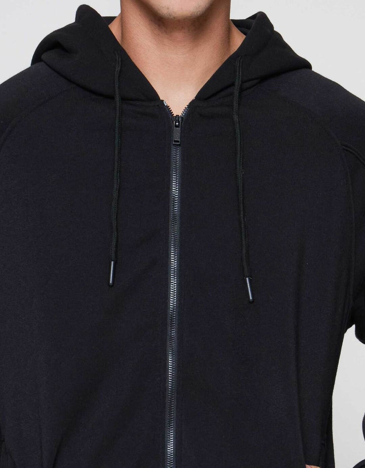 Cole Knit Hoodie Fleace Piping Jaket Pria