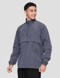 Cole Micro Crinckle Halfzipper Jaket Pria