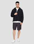 Cole Micro Hoodie Hidden Plakat Jaket Pria