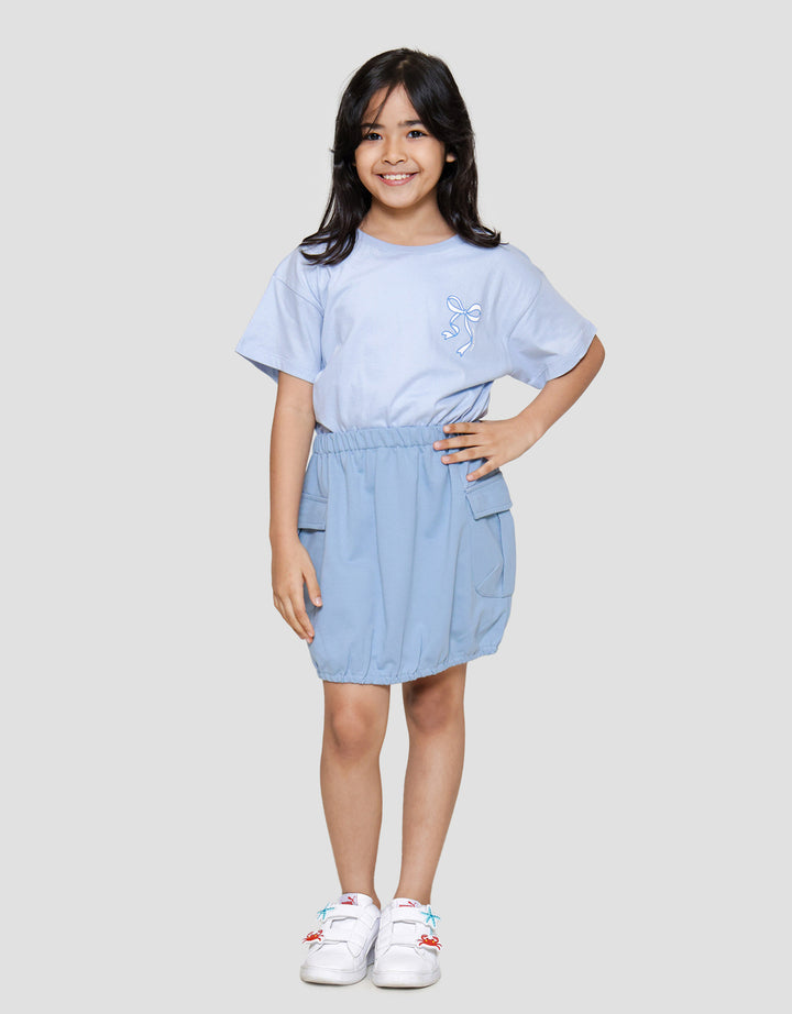 Little M Karet Bawah Rok Mini Cargo Anak Perempuan