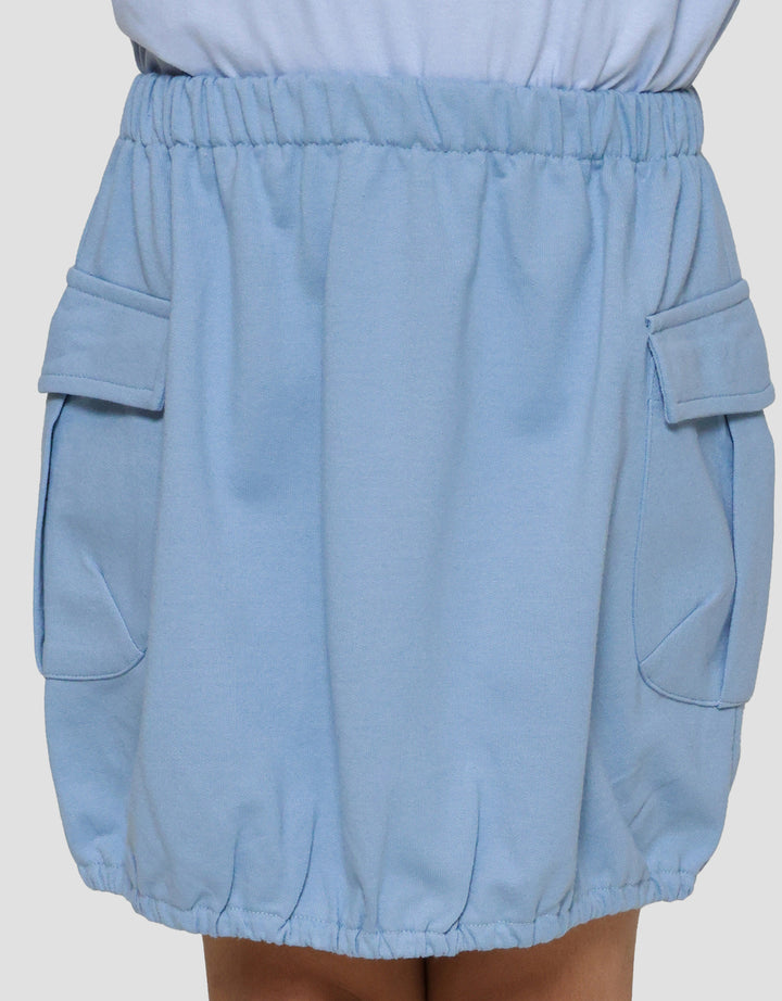 Little M Karet Bawah Rok Mini Cargo Anak Perempuan