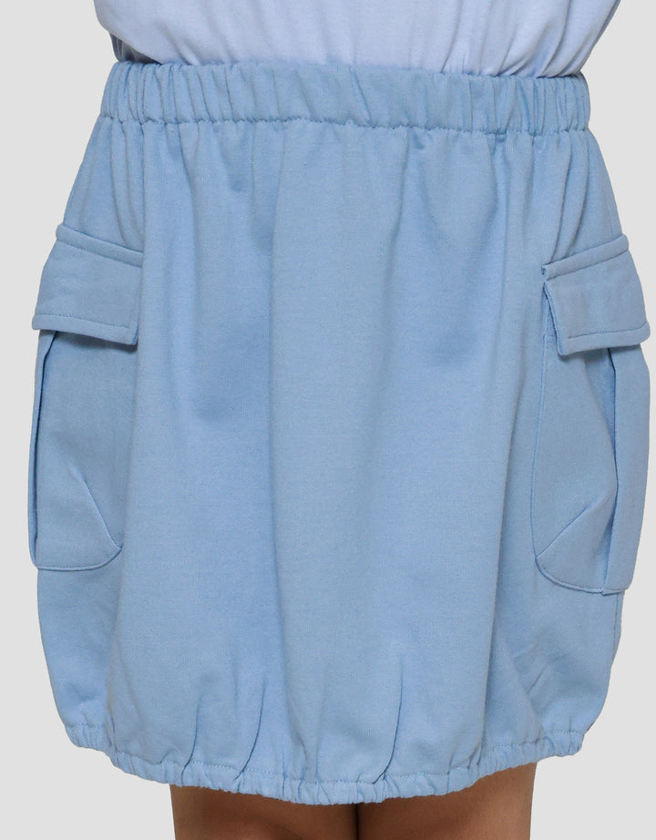 Little M Karet Bawah Rok Mini Cargo Anak Perempuan