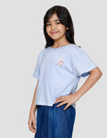 Little M Singel Kucing Hoody Kaos Anak Perempuan