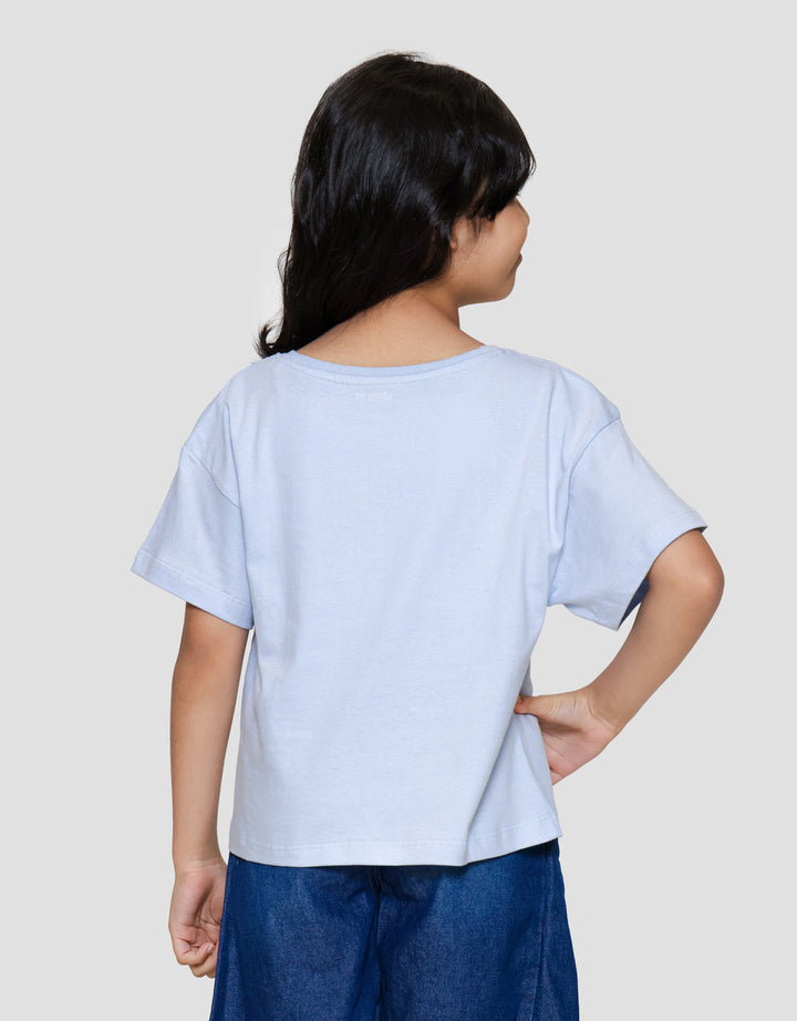 Little M Singel Kucing Hoody Kaos Anak Perempuan