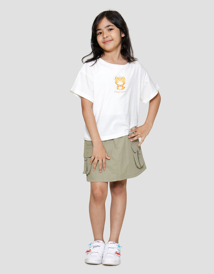 Little M Kucing Hoody Kaos Anak Perempuan