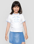 Little M Ringer Print Outline Kaos Anak Perempuan
