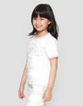 Little M Ringer Print Outline Kaos Anak Perempuan