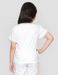 Little M Ringer Print Outline Kaos Anak Perempuan