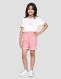 Little M Knit Jersey List Celana Pendek Anak Perempuan