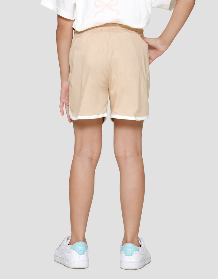 Little M Jersey List Celana Pendek Anak Perempuan