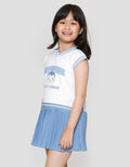 Little M Kombi Plisket Tas Midi Dress Anak Perempuan