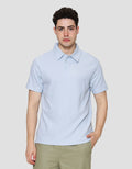 Cole Solid Texture Masdut Waffle Kaos Polo Pria