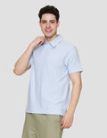 Cole Solid Texture Masdut Waffle Kaos Polo Pria