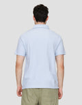 Cole Solid Texture Masdut Waffle Kaos Polo Pria