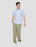 Cole Solid Texture Masdut Waffle Kaos Polo Pria