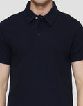 Cole Solid Texture Masdut Waffle Kaos Polo Pria