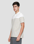 Cole Stripe Normal Plakat Kaos Polo Pria
