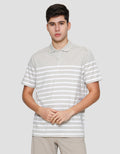 Cole Stripe Normal Plakat Kaos Polo Pria