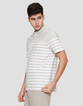 Cole Stripe Normal Plakat Kaos Polo Pria
