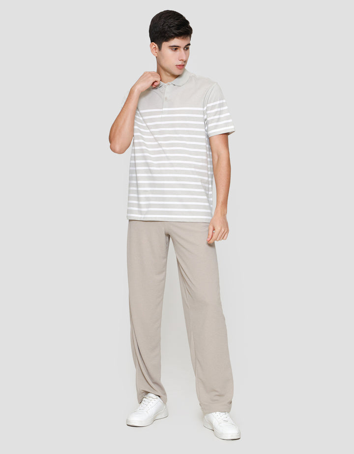 Cole Stripe Normal Plakat Kaos Polo Pria