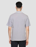 Cole Stripe Hd Print On Chest Kaos Polo Pria