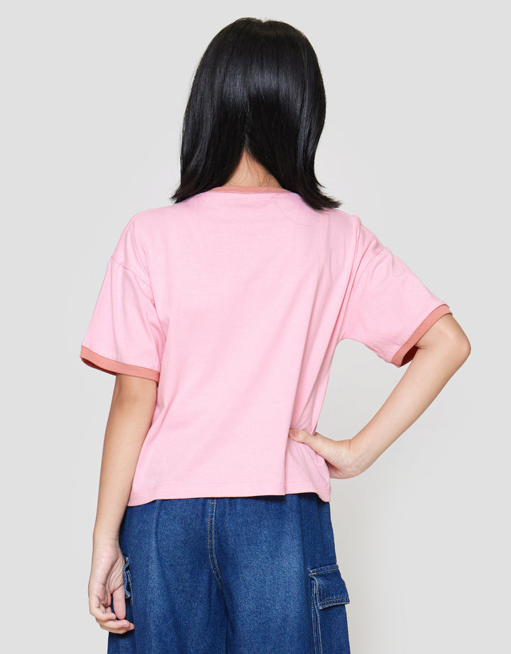 Nevada Ringer Print City Golden Gate Kaos Anak Perempuan