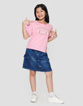Nevada Ringer Print City Golden Gate Kaos Anak Perempuan
