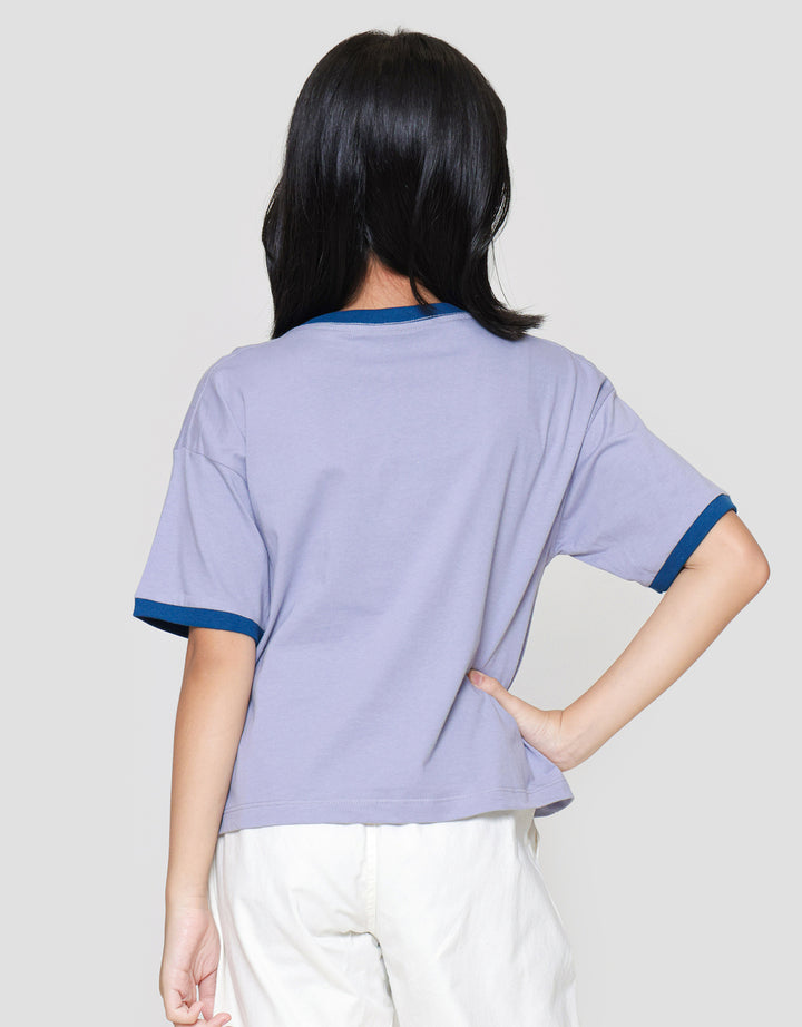 Nevada Ringer Print City Paris Kaos Anak Perempuan
