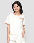 Nevada Ringer Print City Brooklyn Kaos Anak Perempuan
