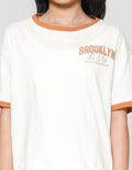 Nevada Ringer Print City Brooklyn Kaos Anak Perempuan