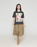 ZES Girl Boss Kaos Oversize Wanita CRLVT017